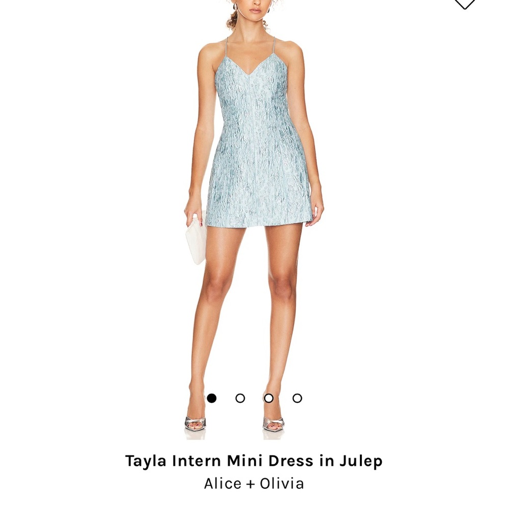 Alice & Olivia Tayla Intern Mini Dress in Julep